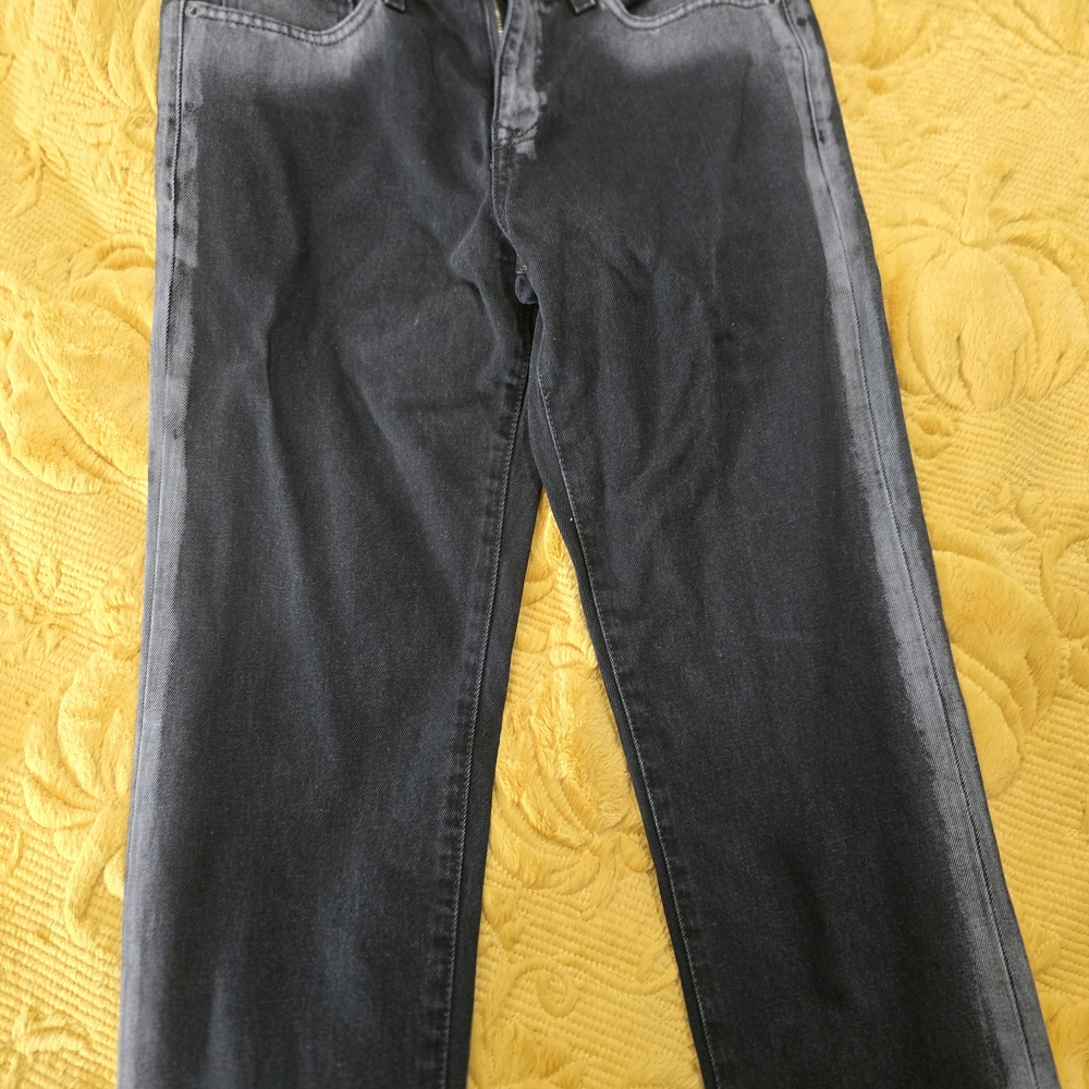 Black Washed Jeans - Classic Straight Fit